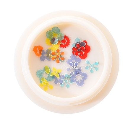 Flower Theme Paper Cabochons MRMJ-Q118-012-38-1