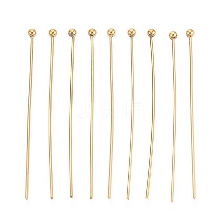 304 Stainless Steel Head Pins STAS-T065-40mm-20G-1
