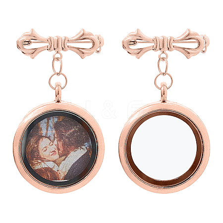 2Pcs Brass Brooch JEWB-FH00017-1