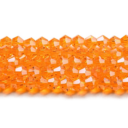 Transparent Electroplate Glass Beads Strands LS-GLAA-F029-3mm-C23-1