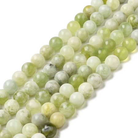 Natural New Jade Beads Strands G-K340-A01-02-1