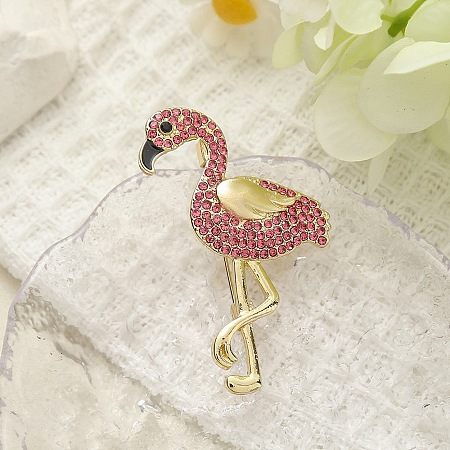 Animal Alloy Rhinestone Brooches for Clothes JEWB-C046-04B-LG-1