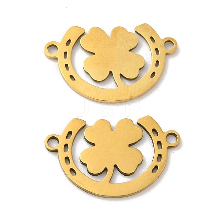 201 Stainless Steel Connector Charms STAS-Q245-19G-1