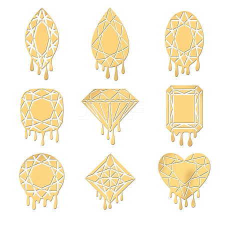 Nickel Decoration Stickers DIY-WH0450-092-1