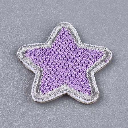 Computerized Embroidery Cloth Self Adhesive Reusable Patches DIY-I033-20B-1