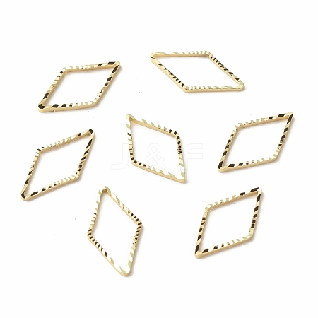 Brass Linking Rings KK-F831-015B-G-RS-1