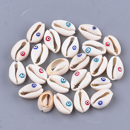 Cowrie Shell Beads X-SSHEL-S258-63-1