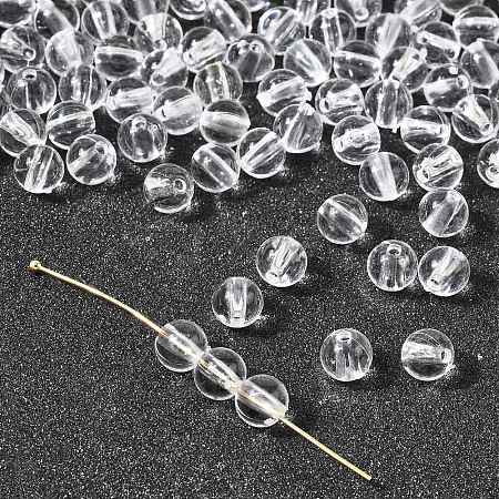 Transparent acrylic beads PL526_6MM-1