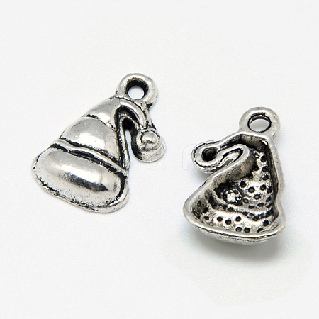 Tibetan Style Alloy Charms TIBE-S301-044AS-RS-1