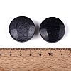 Synthetic Blue Goldstone Coin Beads G-Q601-36A-3