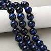 Natural Tiger Eye Bead Strands LS-G-P230-08-B-14mm-5
