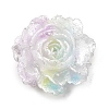 Two Tone Opaque Resin & Glitter Powder Cabochons RE-CBA7537-04A-1