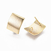 Brass Stud Earring Findings X-KK-N233-018-NF-3