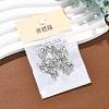 SHEGRACE Brass Clear Cubic Zirconia Charms XGRQ2O138-417P-6
