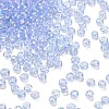 Transparent Colours Rainbow Glass Seed Beads SEED-H004-01A-1