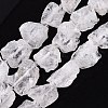 Natural Quartz Crystal Rough Beads Strands G-Q606-93-2