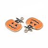 Rack Plating Alloy Enamel Pendants FIND-G054-17P-02-2