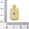 Brass Micro Pave Cubic Zirconia Pendants FIND-Z044-04A-3