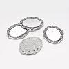 Alloy Cabochon Settings PALLOY-A15623-AS-NF-1