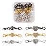 Alloy Rhinestone Magnetic Clasps ALRI-TA0001-02-1