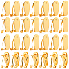 30Pcs Brass Stud Earring Findings KK-SP0001-45G-1
