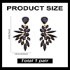 1 Pair Resin Wing Dangle Stud Earrings EJEW-LP0001-23C-2