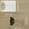 Large Plastic Reusable Drawing Painting Stencils Templates DIY-WH0202-472-2