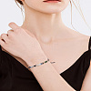 1Pc Bohemian Style Handmade Cotton Cord Braided Bracelets for Women BJEW-LP0004-17-2