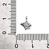Brass Micro Pave Cubic Zirconia Pendants KK-D356-07A-P-3