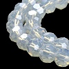 Electroplate Glass Beads Strands EGLA-A035-J8mm-A06-3