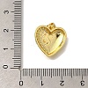 Brass Micro Pave Clear Cubic Zirconia Pendants KK-M297-26G-3