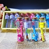 Glass Wishing Bottle Pendant Decoration PW-WG66740-02-1