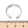 Bamboo Joint 304 Stainless Steel Cuff Rings LS-RJEW-S626-06GP-A-3