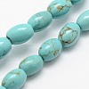 Natural Magnesite Beads Strands TURQ-G101-08-1