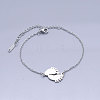 Jewelry Tarnish Resistant 201 Stainless Steel Link Bracelets BJEW-T011-JN505-1-1