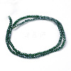 Electroplate Glass Beads Strands X-EGLA-R048-2mm-62-2