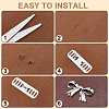 12Pcs 2 Colors Bowknot Alloy Decorative Buckles FIND-CP0003-71-6