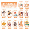 24Pcs 12 Styles Thanksgiving Day Alloy Enamel Pendants ENAM-TA0002-59-4