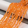 Transparent Glass Beads Strands EGLA-A044-T6mm-MB25-2