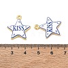 Printed Brass Pendants KK-CBA42CA-08G-04-3