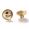 Brass Bead Cap Pendant Bails KK-H759-30B-G-3