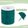 1 Roll 100 Yards Round Nylon Braided Thread NWIR-PH0002-22G-2