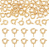 40Pcs Brass Spring Ring Clasps KK-TA0008-85G-01-2