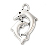 Alloy Dolphin Pendants TIBEP-R336-079AS-FF-1