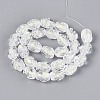 Handmade Foil Glass Beads Strands FOIL-N033-02H-1