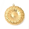304 Stainless Steel Pendants STAS-B128-06G-02-1