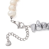 304 Stainless Steel Heart Charm Bracelets BJEW-JB13361-01-4