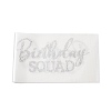 Word Birthday Squad Hotfix Rhinestone DIY-XCP0002-24-1