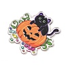Halloween Printed Acrylic Pendants MACR-I041-02E-2
