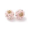 Handmade Resin Indonesia Round Beads IPDL-P005-24AS-01-2